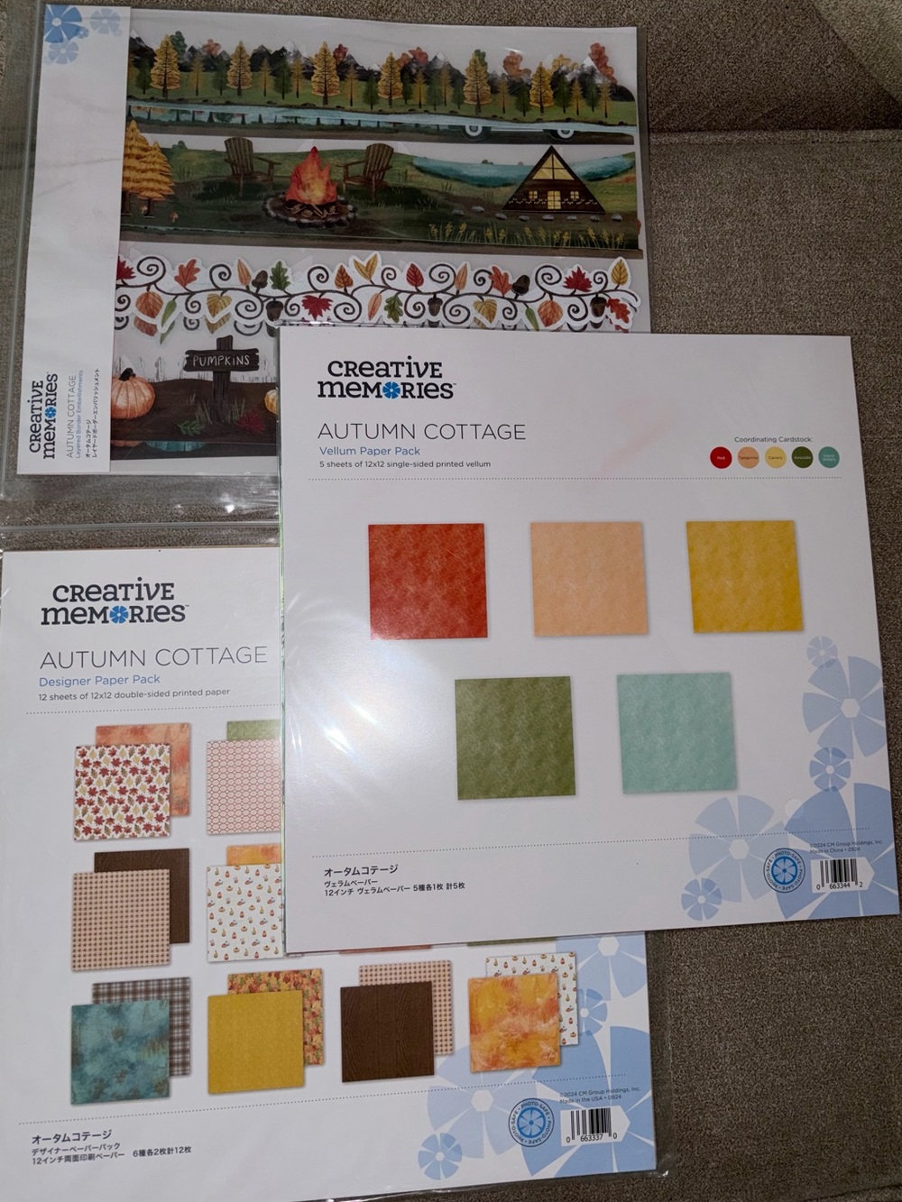 Creative Memories Autumn / Fall scrapbooking supplies
